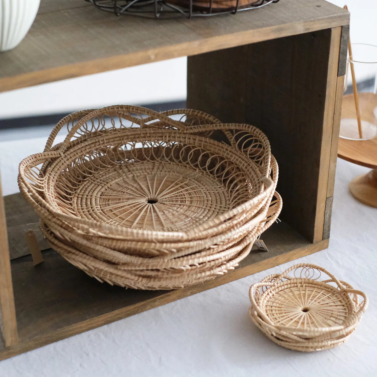 Flower Tray Rattan