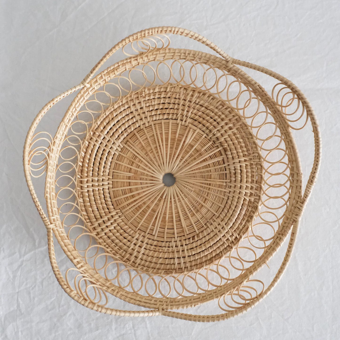 Flower Tray Rattan