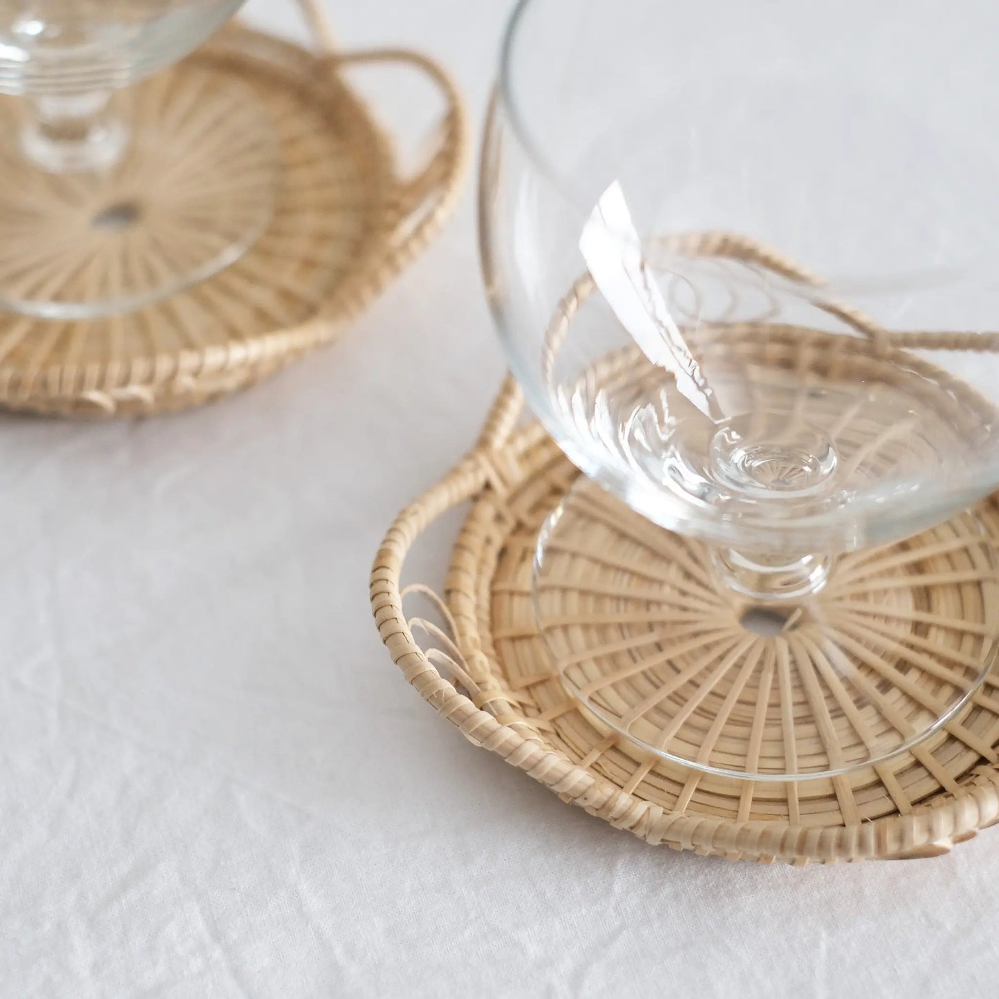 Flower Coaster Rattan
