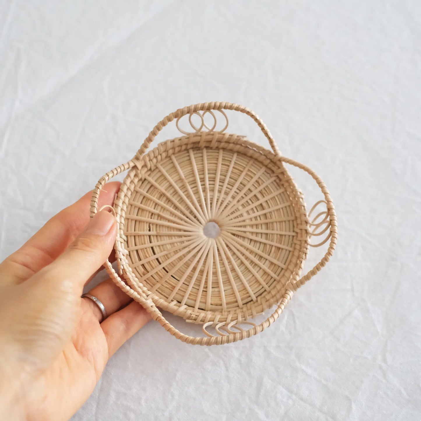 Flower Coaster Rattan
