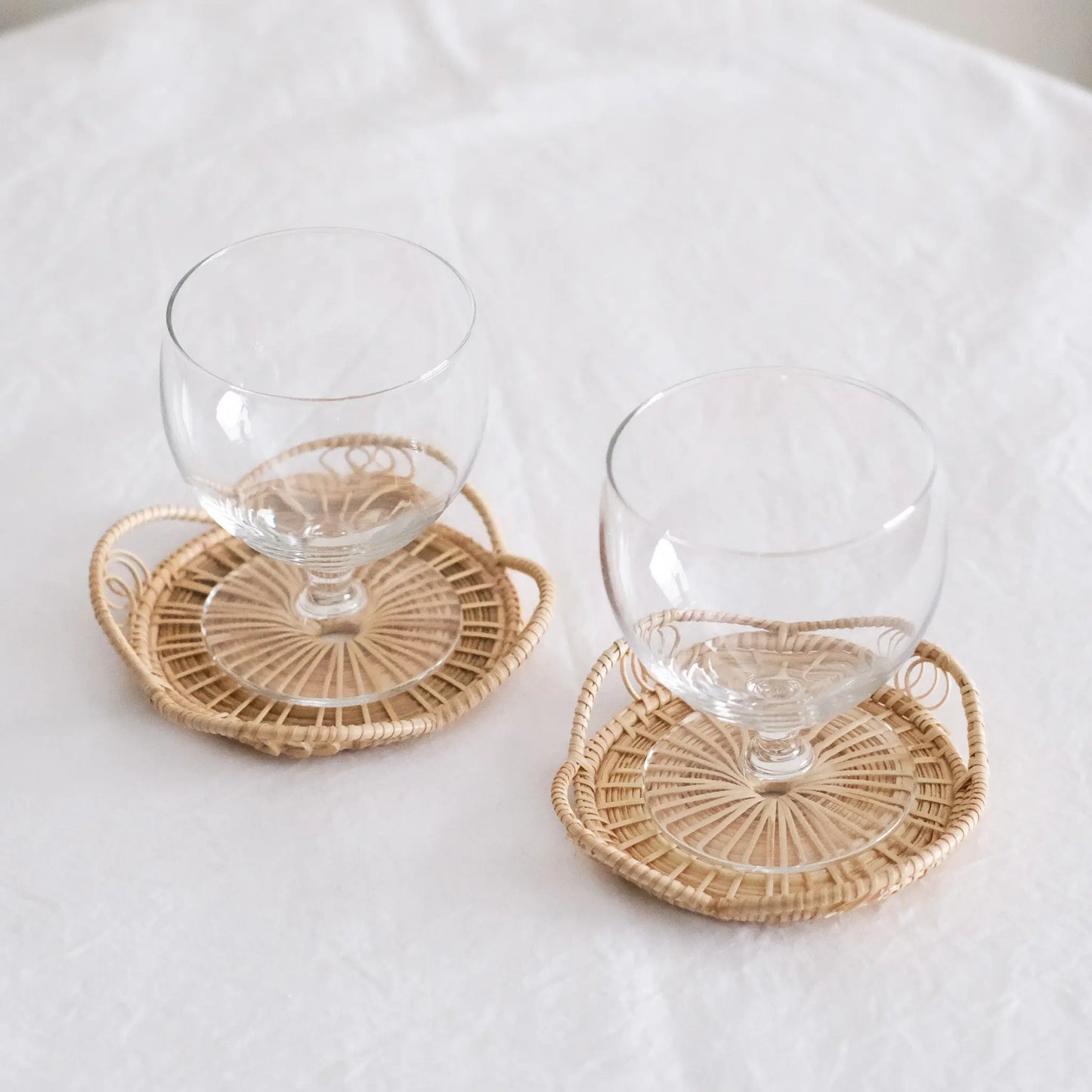 Flower Coaster Rattan