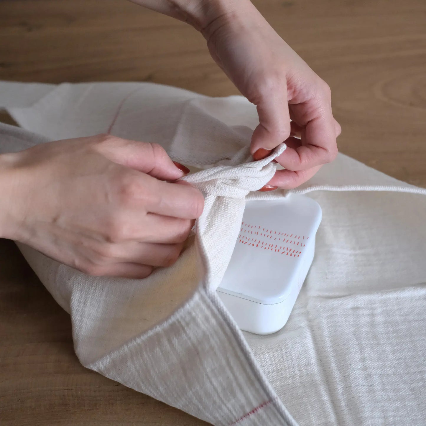 極厚手ガーゼお弁当包み