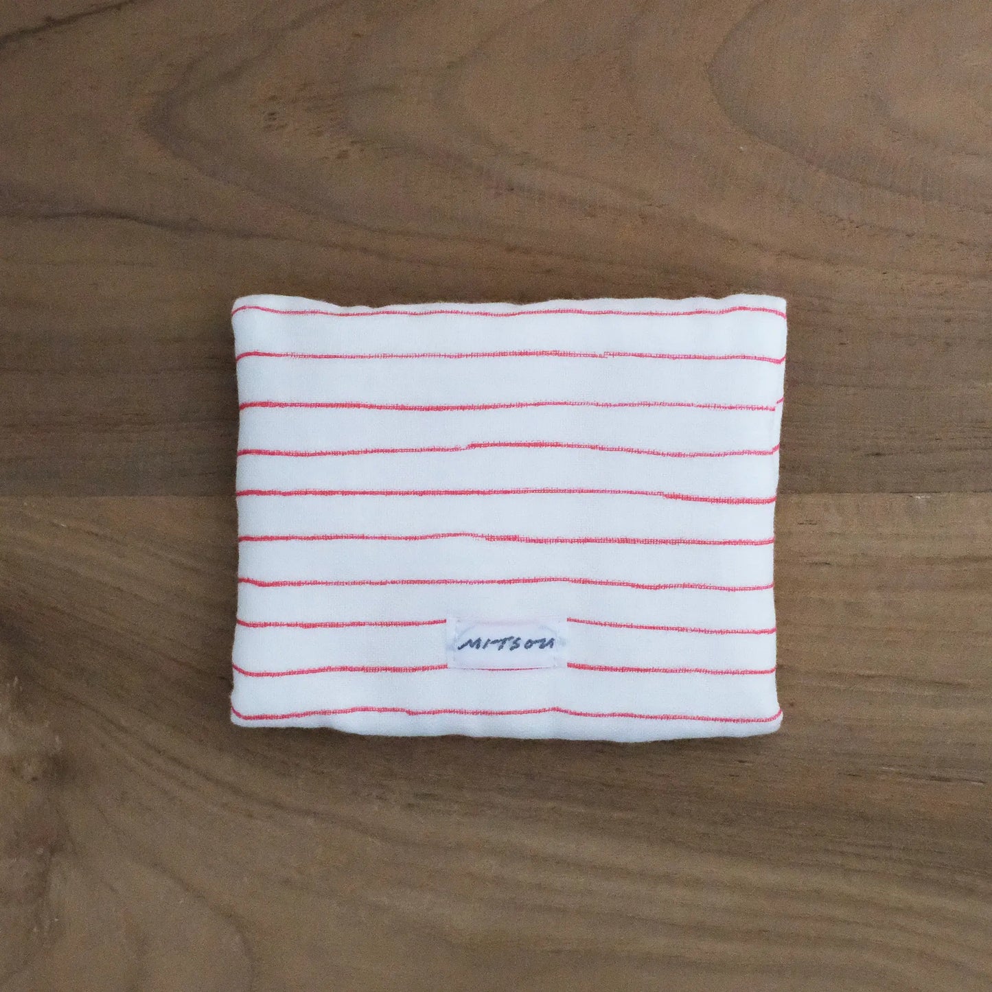 (mitsou/倉敷意匠) ティッシュケース(縞レッド)