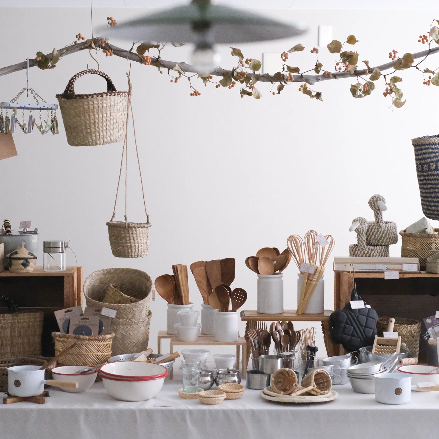 【日々に使う かごと道具展】開催中です