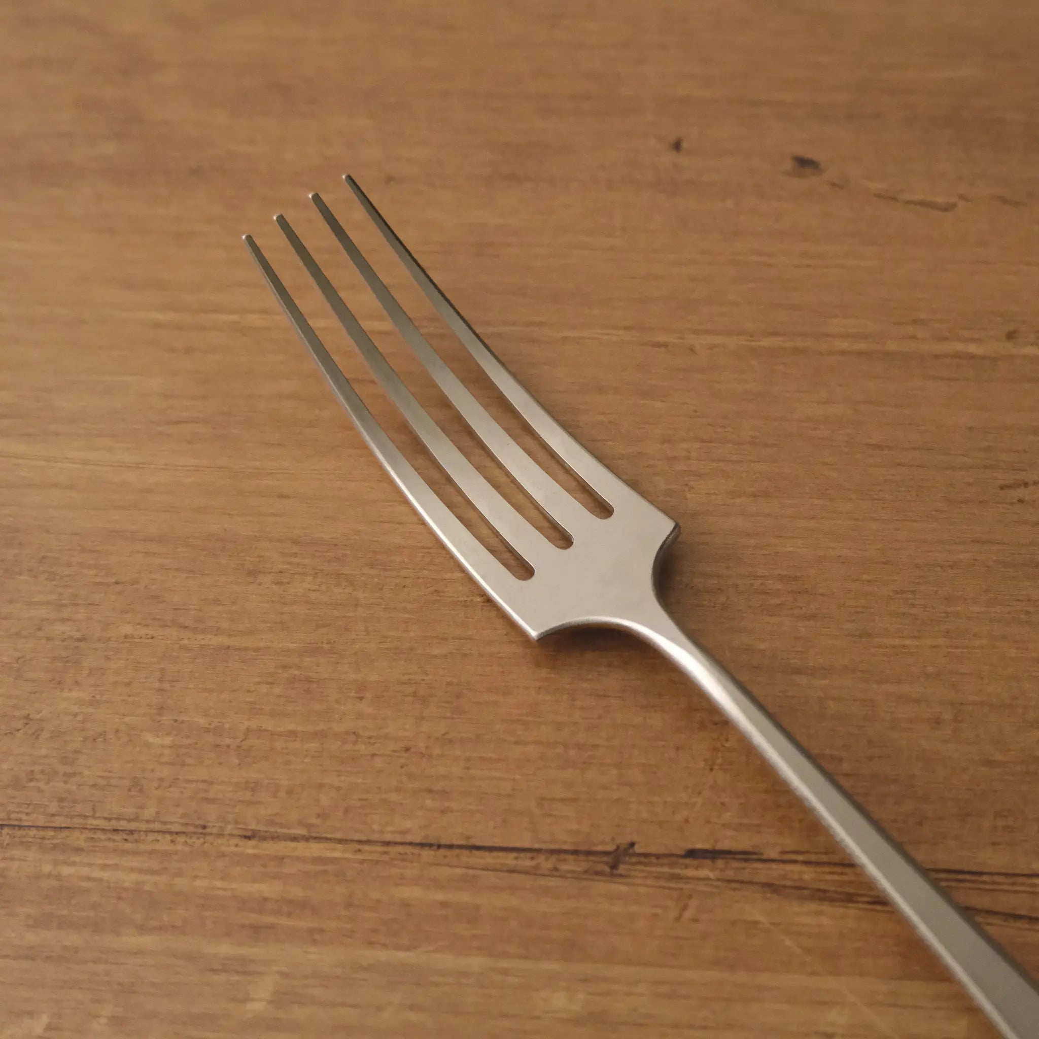 フォーク（洋白）｜メレ - mêlé -｜カトラリー作家 樫原ヒロ【コノヒノ