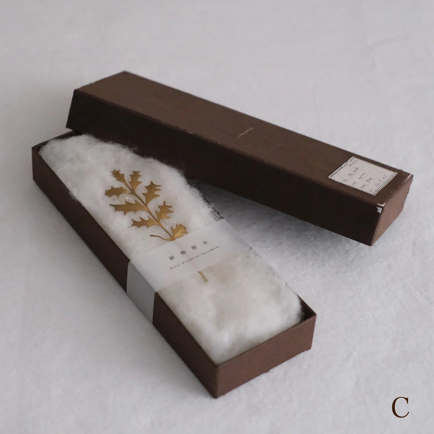 
                  
                    Metal Botanical Specimens | Twig object (brass)
                  
                