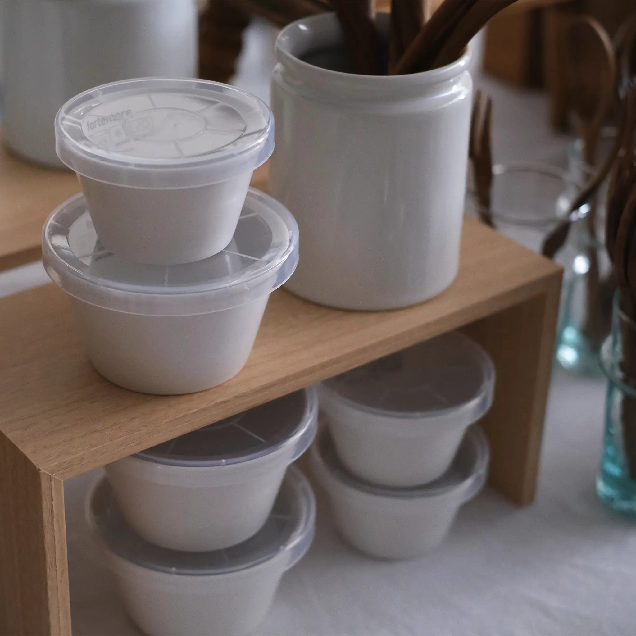 フォルテモア蓋付ココット｜保存容器（軽量強化磁器）｜【コノヒノ道具店】