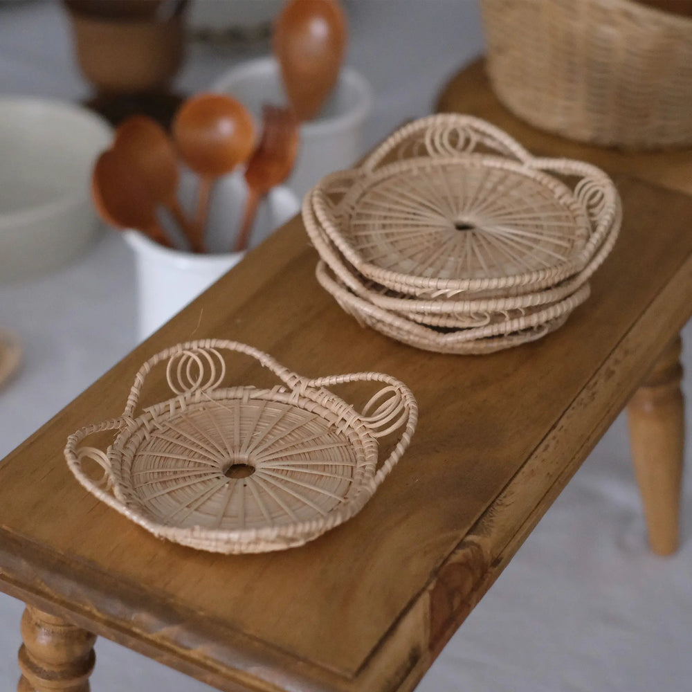 Flower Coaster Rattan