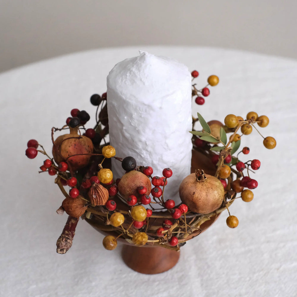 
                  
                    ざくろのキャンドルリース (M)
                  
                