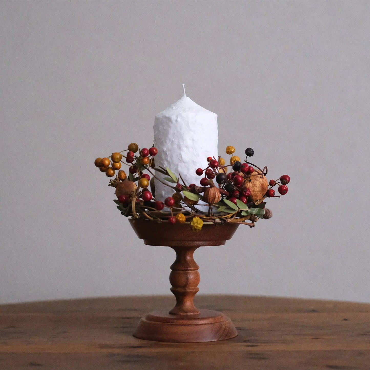 
                  
                    ざくろのキャンドルリース (M)
                  
                