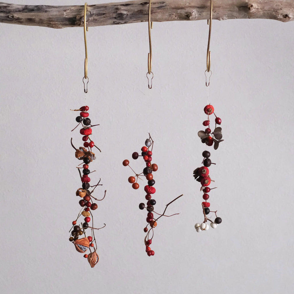 木の実のガーランド B (3本セット)