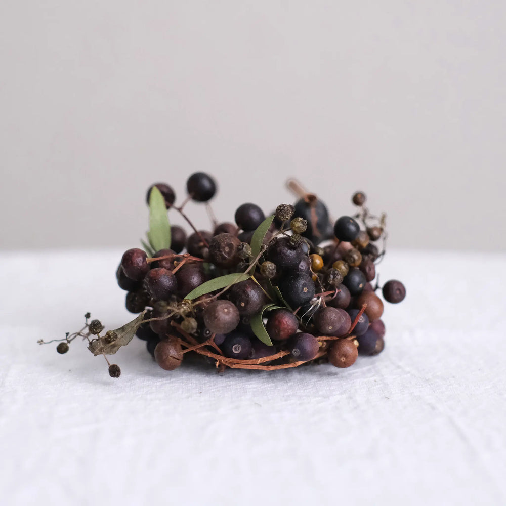 
                  
                    黒い木の実のリース (S)
                  
                