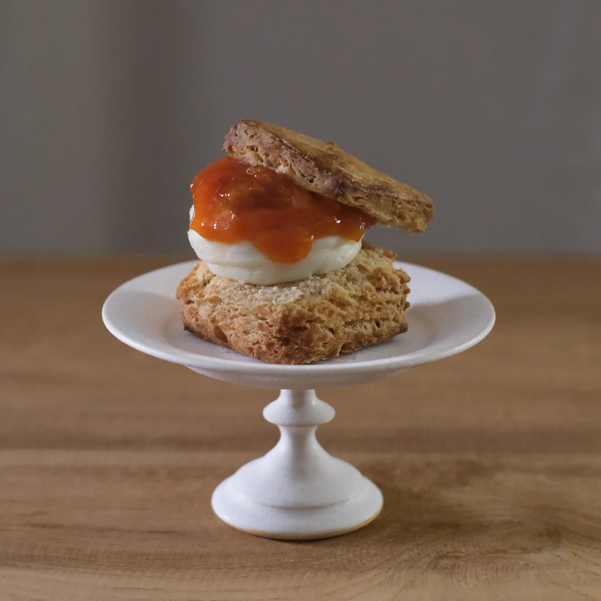 コンポート皿(白)｜サコユリコ【コノヒノ道具店】