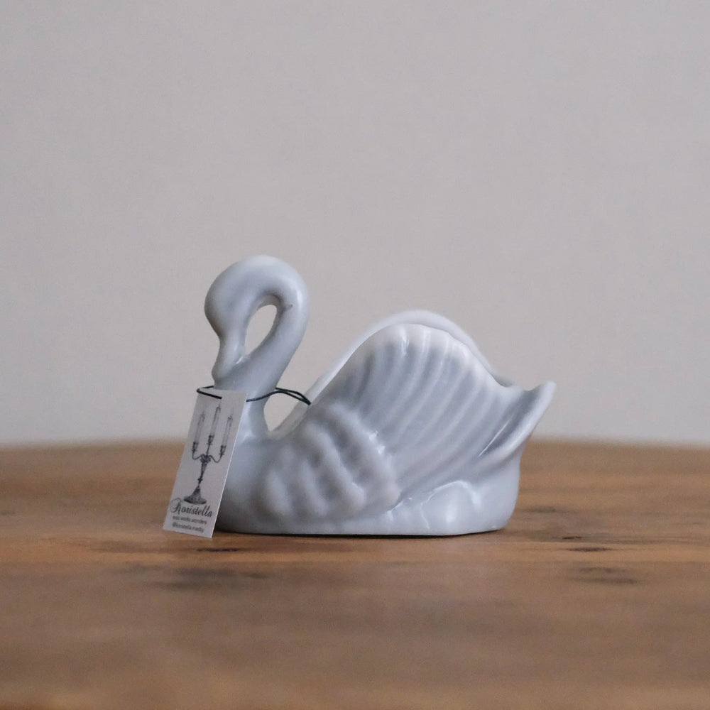 スワン蝋燭 (グレー)