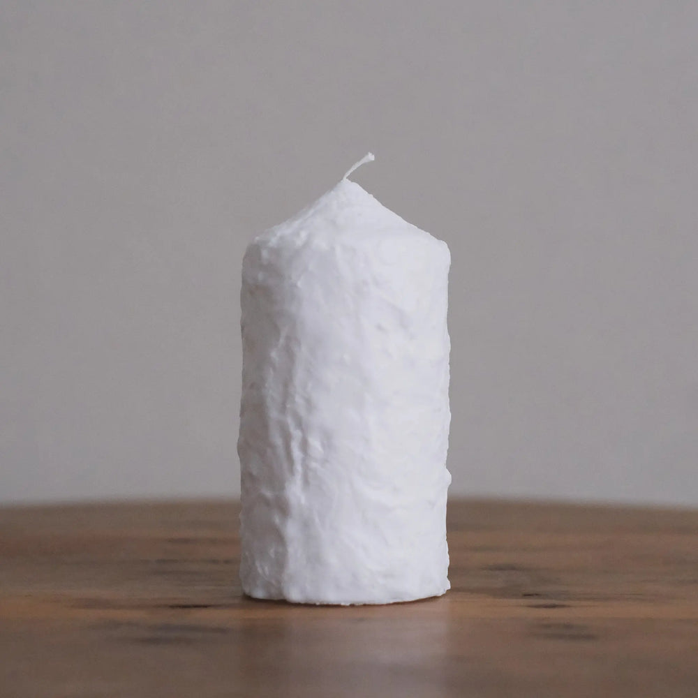 雪柱蝋燭