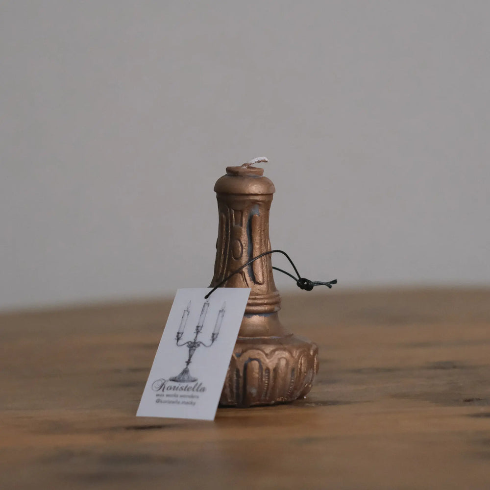 シャンデリアパーツ蝋燭 (ゴールド)